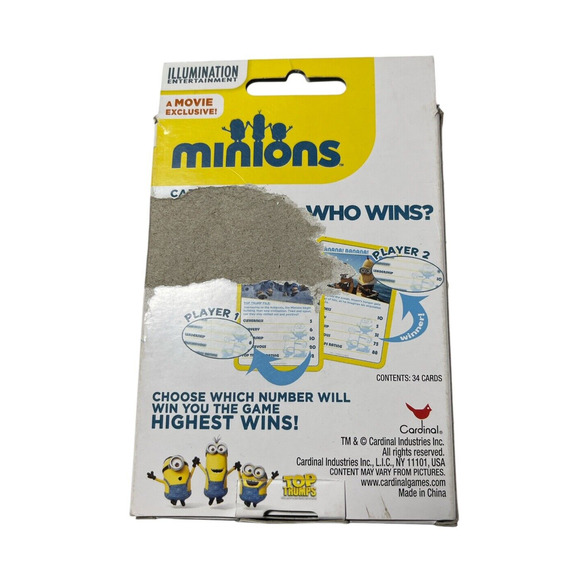 Top Trumps Minions Card Game for Children Despicable Me A Movie Exclusive! - Picture 3 of 5
